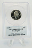 2007-S PCGS PR69DCAM Washington State Quarter Proof 25C