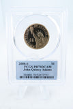 2008-S PCGS PR70DCAM John Quincy Adams Presidential Dollar Proof