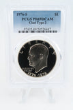 1976-S PCGS PR69DCAM Clad Type 2 Eisenhower Ike Dollar Proof
