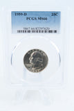 1959-D PCGS MS66 Washington Quarter Business Strike 25C