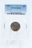 1901-P PCGS MS64 Liberty Nickel Business Strike 5C