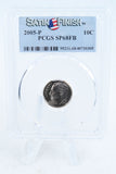 2005-P PCGS SP68FB Satin Finish Roosevelt Dime 10C