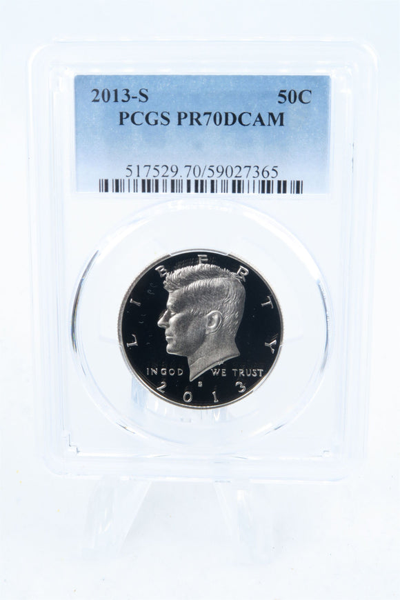 2013-S PCGS PR70DCAM Kennedy Half Dollar Proof 50C