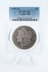 1879-CC PCGS G06 Capped Die Morgan Dollar Business Strike