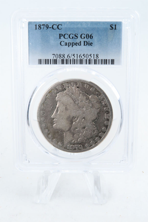1879-CC PCGS G06 Capped Die Morgan Dollar Business Strike