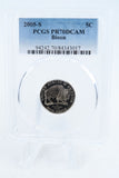 2005-S PCGS PR70DCAM Bison Jefferson Nickel Proof 5C