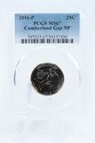 2016-P PCGS MS67 Cumberland Gap NP Quarter Business Strike 25C
