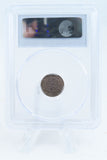 1858-P PCGS AU55 Over Inverted Date Seated Liberty Half Dime H10C