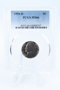 1954-D PCGS MS66 Jefferson Nickel Business Strike 5C