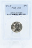 1946-S PCGS MS66 Washington Quarter Business Strike 25C