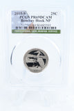 2015-S PCGS PR69DCAM Bombay Hook NP Quarter Proof 25C