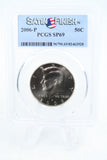 2006-P PCGS SP69 Satin Finish Kennedy Half Dollar 50C