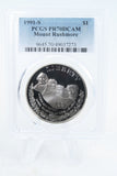 1991-S PCGS PR70DCAM Mount Rushmore Silver Modern Commemorative Dollar Proof