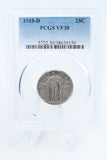 1918-D PCGS VF30 Standling Liberty Quarter Business Strike 25C