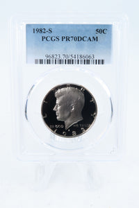 1982-S PCGS PR70DCAM Kennedy Half Dollar Proof 50C