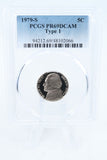 1979-S PCGS PR69DCAM Type 1 Jefferson Nickel Proof 5C