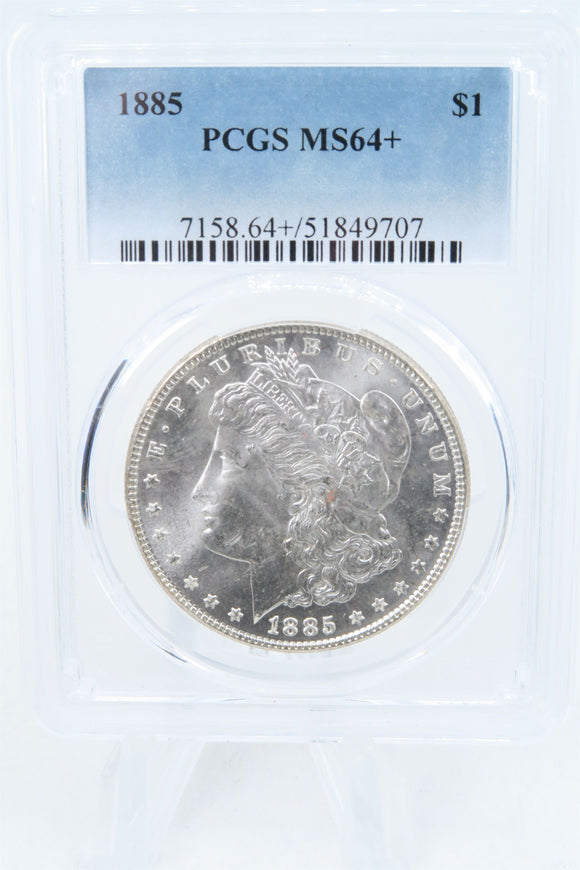 1885-P PCGS MS64+ Morgan Dollar Business Strike