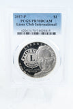 2017-P PCGS PR70DCAM Lions Club International Silver Commemorative Dollar Proof