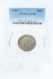 1925-P PCGS AU55 Standling Liberty Quarter Business Strike 25C