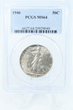 1946-P PCGS MS64 Walking Liberty Half Dollar Business Strike 50C