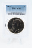 1973-P PCGS MS65 Eisenhower Ike Dollar Business Strike