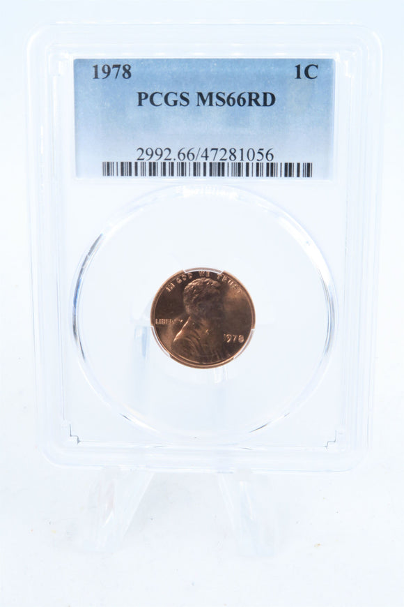 1978-P PCGS MS66RD Lincoln Memorial Cent Business Strike 1C