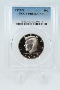 1993-S PCGS PR69DCAM Kennedy Half Dollar Proof 50C