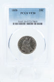1858-P PCGS VF30 Liberty Seated Quarter Business Strike 25C
