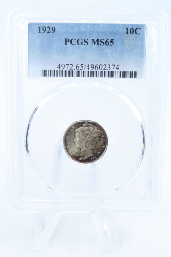 1929-P PCGS MS65 Mercury Dime Business Strike 10C
