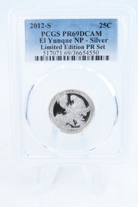 2012-S PCGS PR69DCAM Silver Limited Edition El Yunque NP Quarter Proof 25C