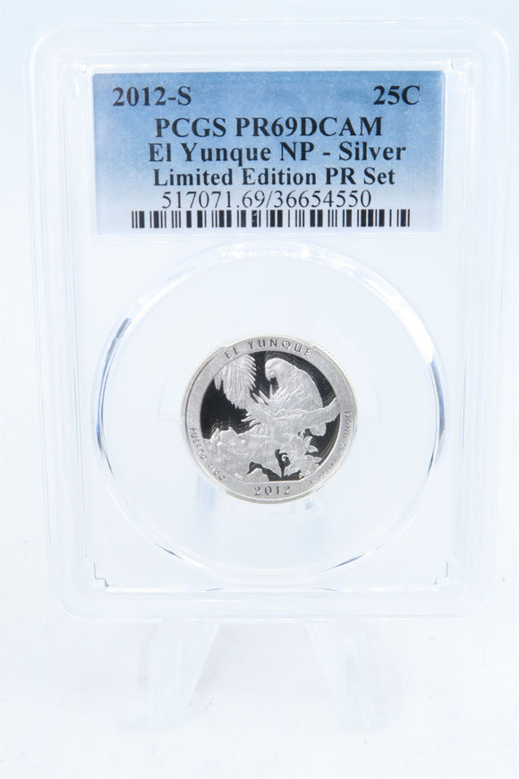 2012-S PCGS PR69DCAM Silver Limited Edition El Yunque NP Quarter Proof 25C
