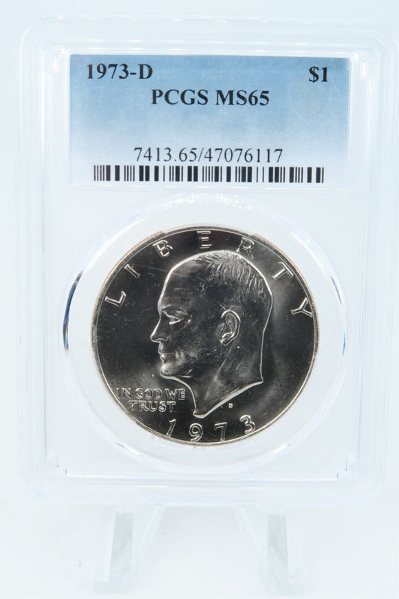 1973-D PCGS MS65 Eisenhower Ike Dollar Business Strike