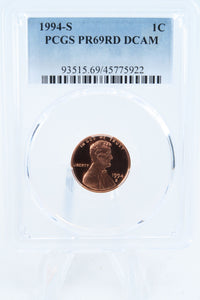 1994-S PCGS PR69DCAM Lincoln Memorial Cent Proof 1C