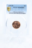 1950-D PCGS MS66RD Lincoln Wheat Cent Business Strike 1C