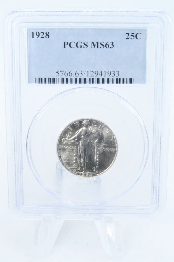 1928-P PCGS MS63 Standling Liberty Quarter Business Strike 25C