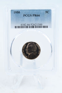 1950-P PCGS PR66 Jefferson Nickel Proof 5C