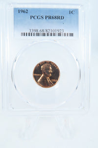 1962-P PCGS PR68RD Lincoln Memorial Cent Proof 1C