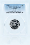 1999-S PCGS PR70DCAM Silver Georgia State Quarter Proof 25C