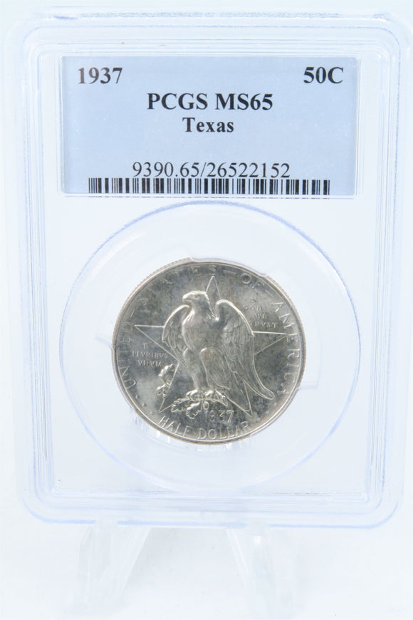 1937-P PCGS MS65 Texas Classic Commemorative Half Dollar 50C
