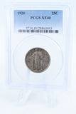 1920-P PCGS XF40 Standling Liberty Quarter Business Strike 25C
