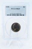 1938-P PCGS PR65 Jefferson Nickel Proof 5C