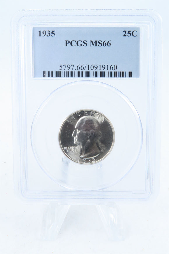1935-P PCGS MS66 Washington Quarter Business Strike 25C