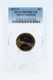 2011-S PCGS PR70DCAM Native American Dollar Proof