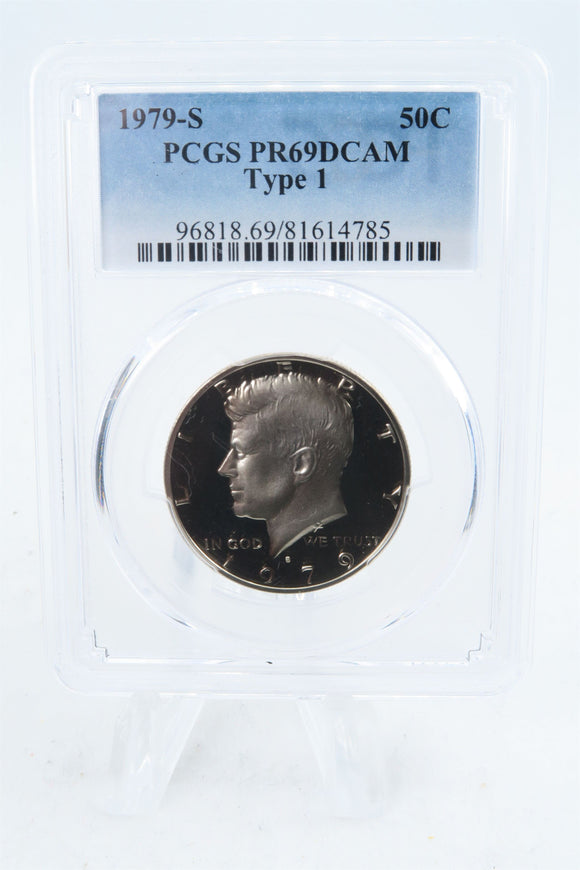 1979-S PCGS PR69DCAM Type 1 Kennedy Half Dollar Proof 50C
