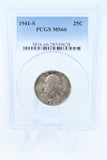 1941-S PCGS MS66 Washington Quarter Business Strike 25C