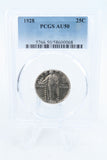 1928-P PCGS AU50 Standling Liberty Quarter Business Strike 25C