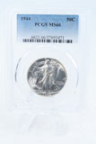 1944-P PCGS MS66 Walking Liberty Half Dollar Business Strike 50C