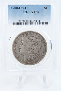 1900-O/CC PCGS VF30 Morgan Dollar Business Strike