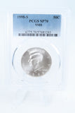 1998-S PCGS SP70 SMS Kennedy Half Dollar 50C