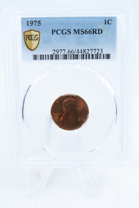 1975-P PCGS MS66RD Lincoln Memorial Cent Business Strike 1C